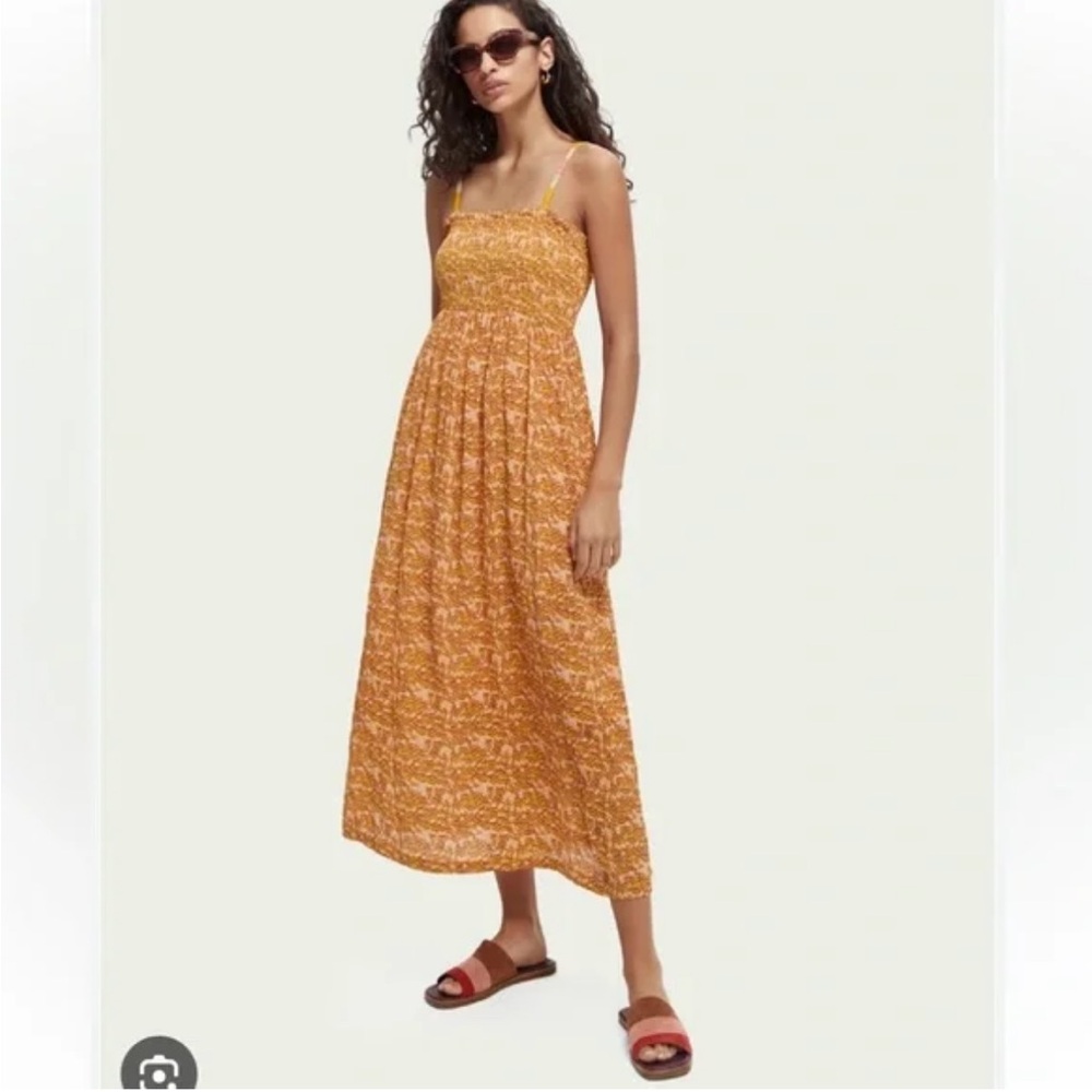 Scotch & Soda Orange Maxi Dress